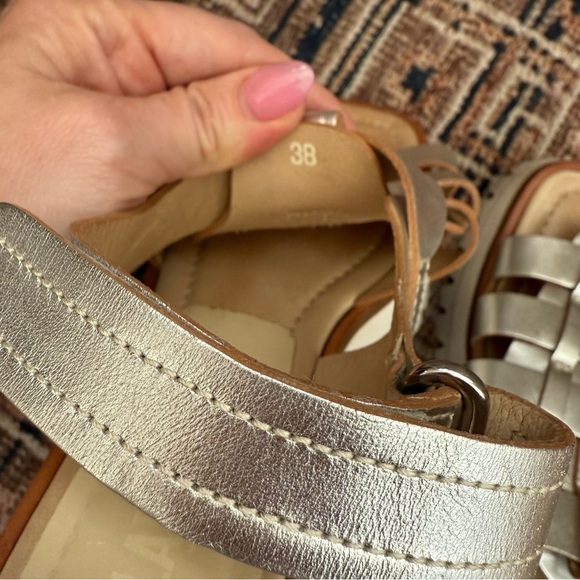 Labucq Boomer Sport Metallic Platform Fisherman Sandals EU 38 / US 7.5-8 - Picture 10 of 10